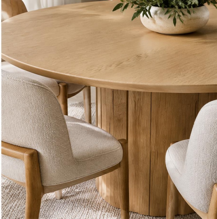 Mesa de Jantar — detalhe de acabamento