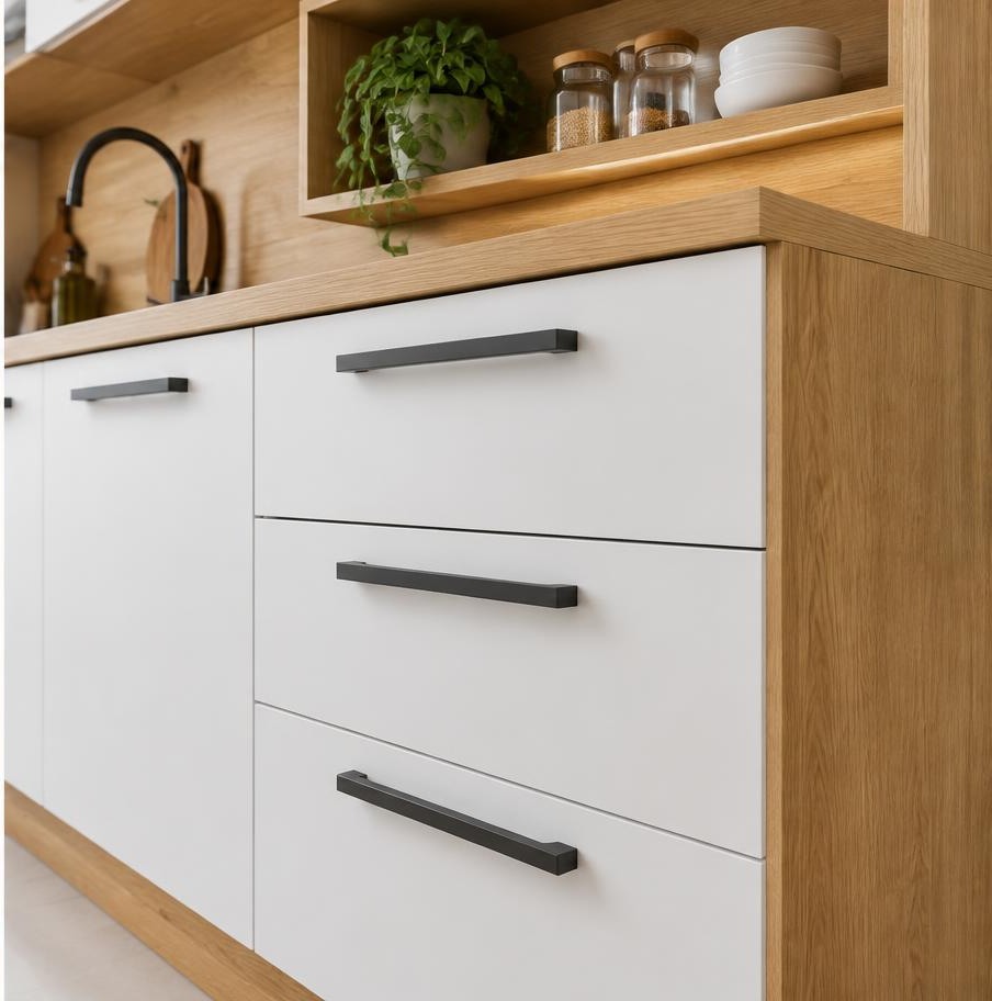 Cozinha Modulada — detalhe de acabamento